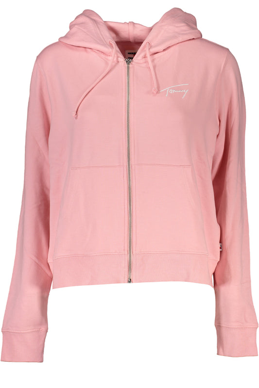 Tommy Hilfiger Felpa Con Zip Donna Rosa"" - mem39