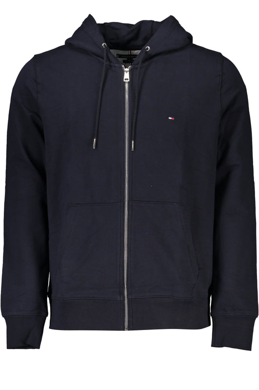 Tommy Hilfiger Felpa Con Zip Uomo Blu"" - mem39