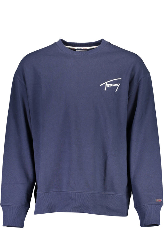 Tommy Hilfiger Felpa Senza Zip Uomo Blu"" - mem39