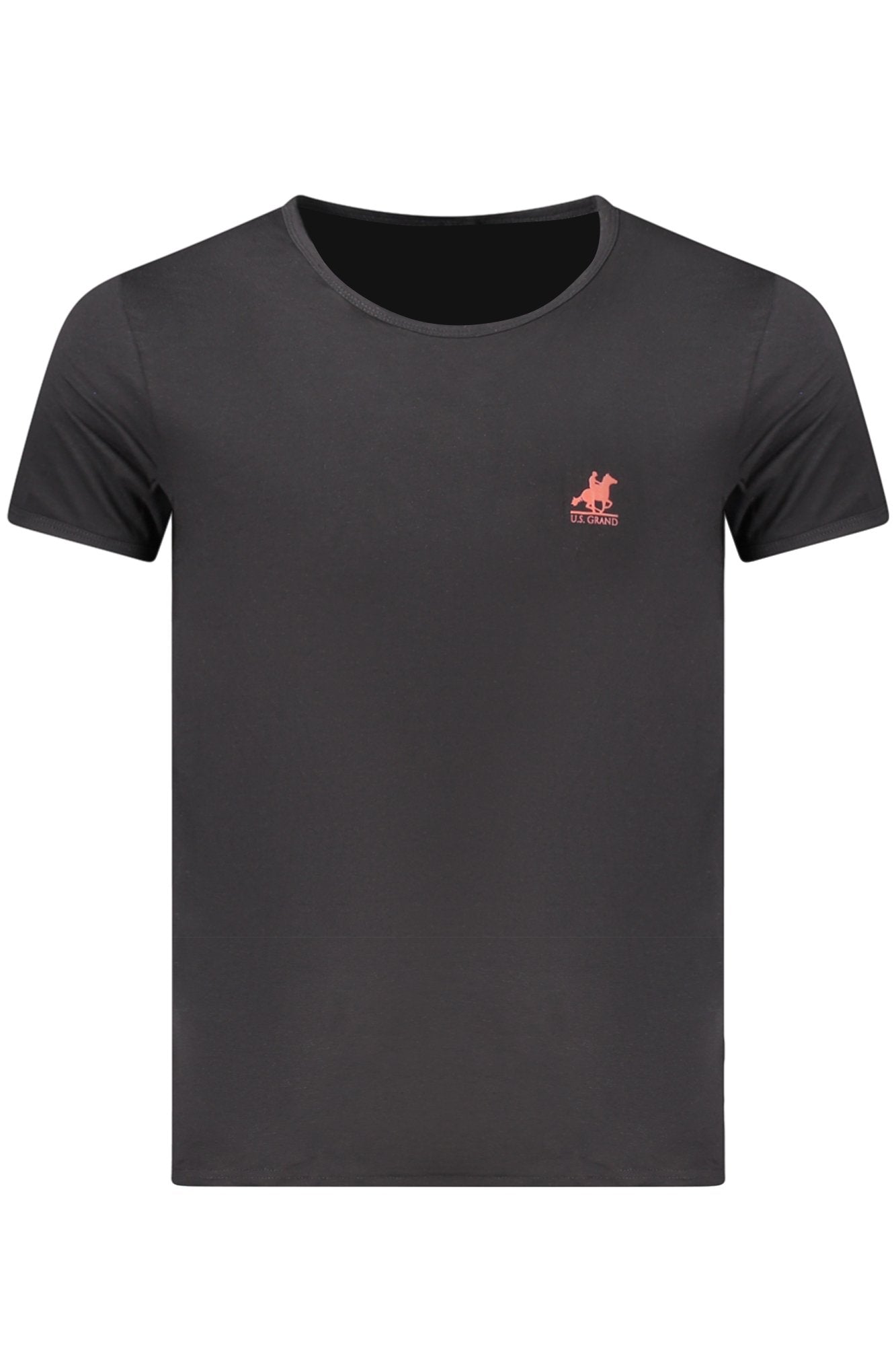 U.S. GRAND T-SHIRT MANICHE CORTE UOMO NERO